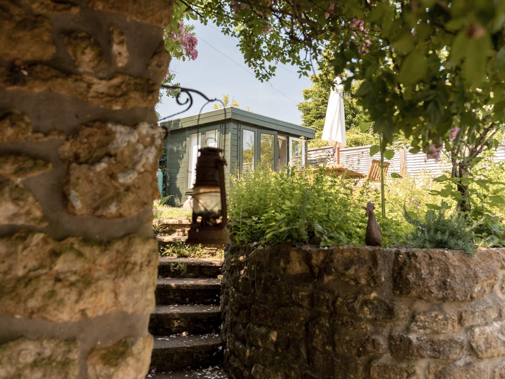 And a glimpse of the wonderful garden-room...