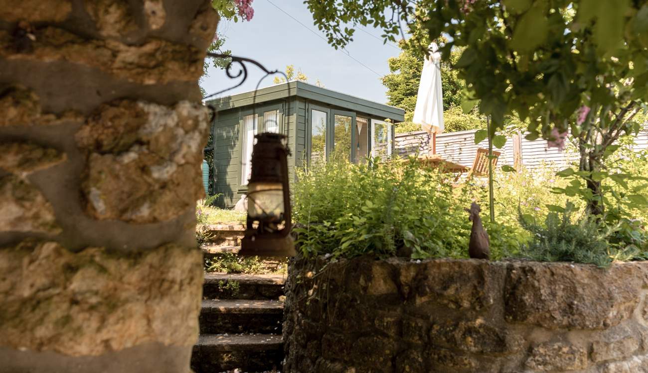 And a glimpse of the wonderful garden-room...