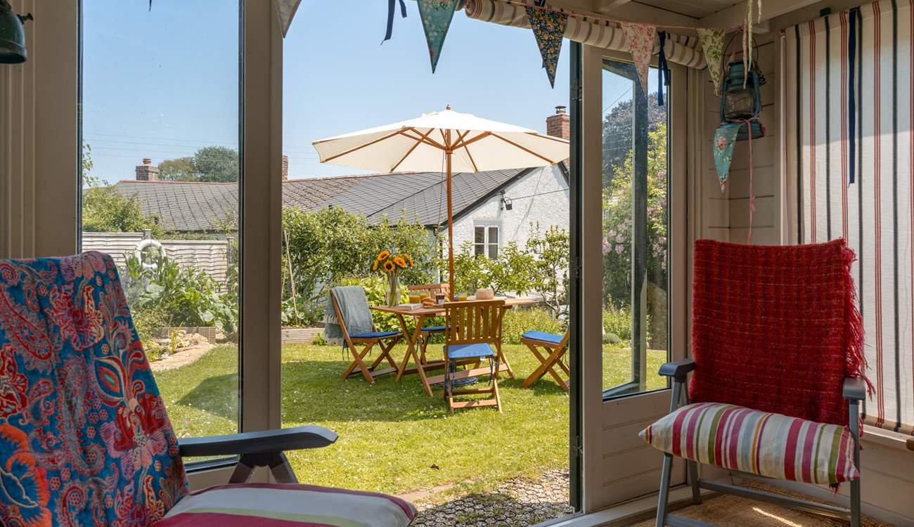 The garden-room is a particular favourite with plenty of shady seating, simple styling and perhaps the ideal spot for a read, a snooze or a spot of yoga?