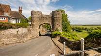 The Strand Gate - located on the road from Winchelsea High Street.