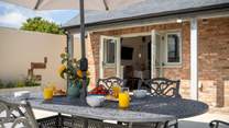 Breakfast on the patio!