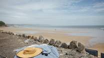 Soak up the sea air and far reaching coastal views from the garden wall. 