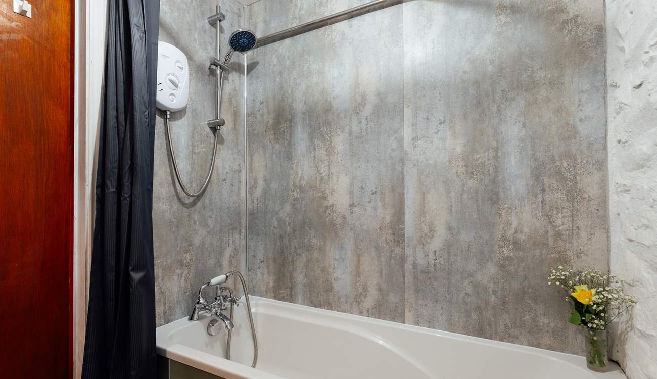 Soak in the bath or take a refreshing shower. 