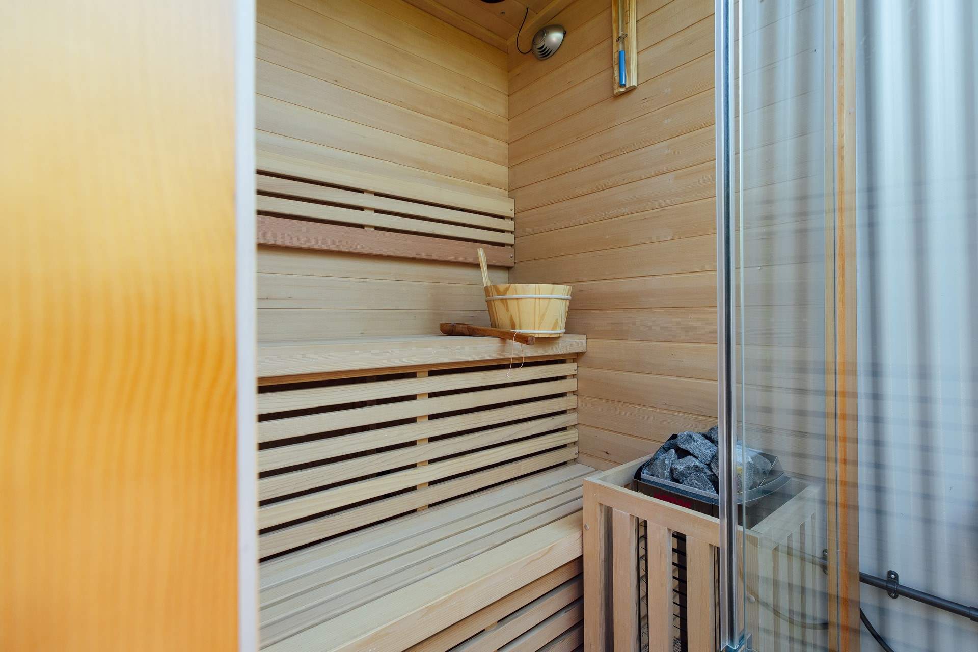 Maybe you'd prefer a warming sauna. 
