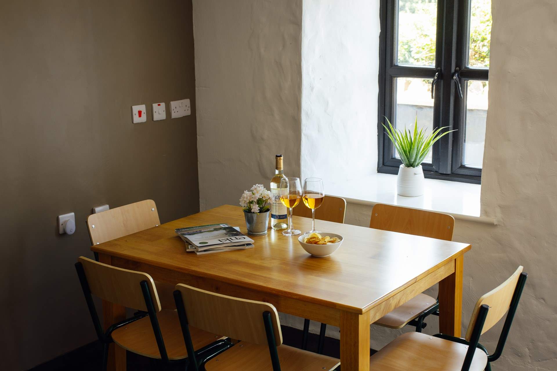 Plan your trips around the dining-room table. There's lot to do and see in the area. 