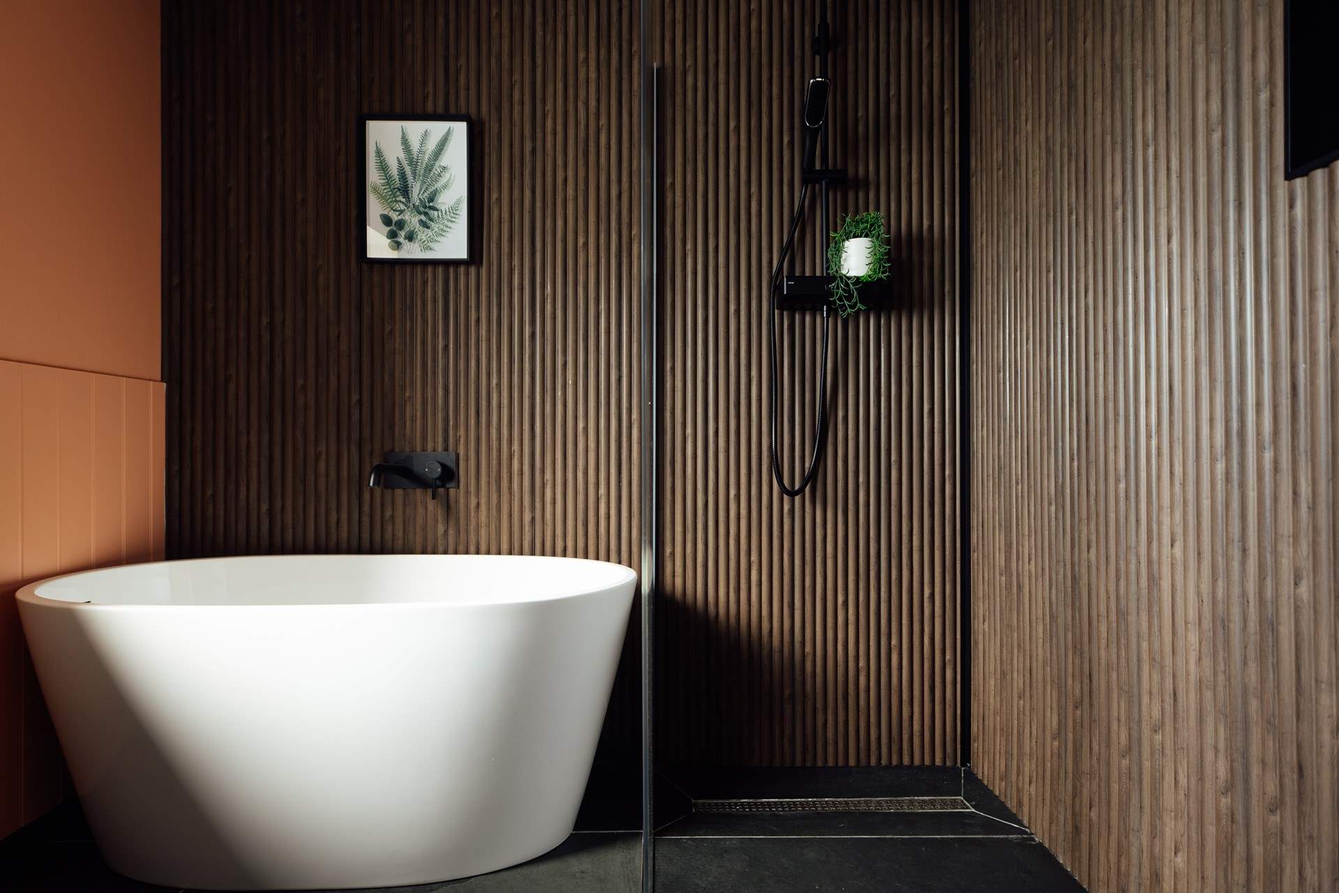 Indulge in a luxurious bath. 