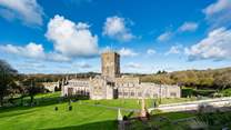 Visit magnificent St Davids Cathedral, where musical events are held throughout the year. Browse an array of independent shops and galleries or choose one of many good eateries in the small city. 