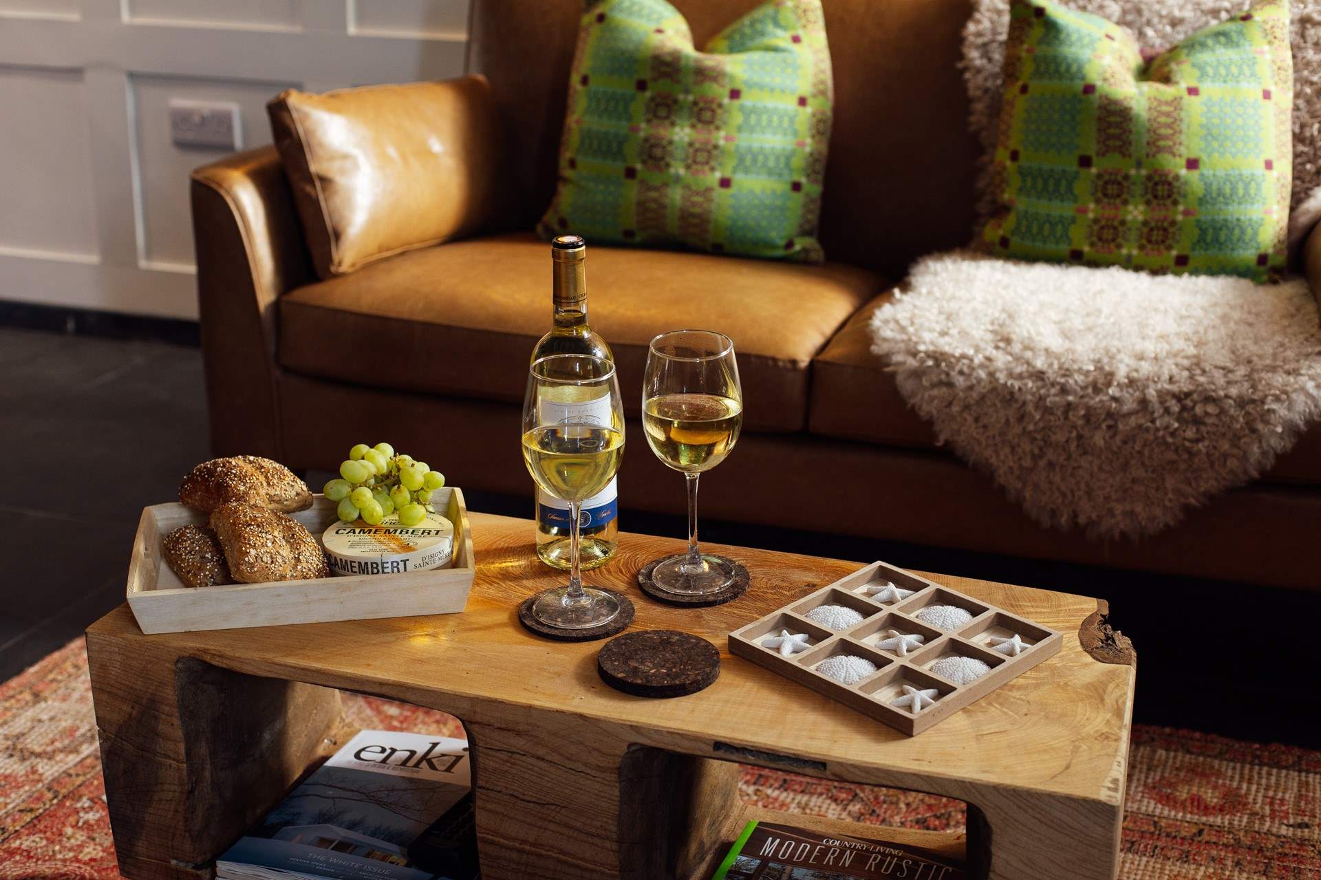 Time to pour a glass of your favourite wine and relax. 