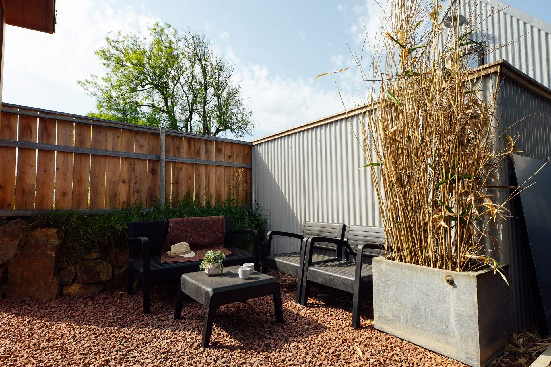 End the day under a blanket of stars in this dark sky area or you may like to take a sunny breakfast here. 
