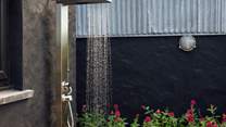 Refreshing garden shower. 