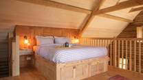 Wake up refreshed in this king-size double bed.