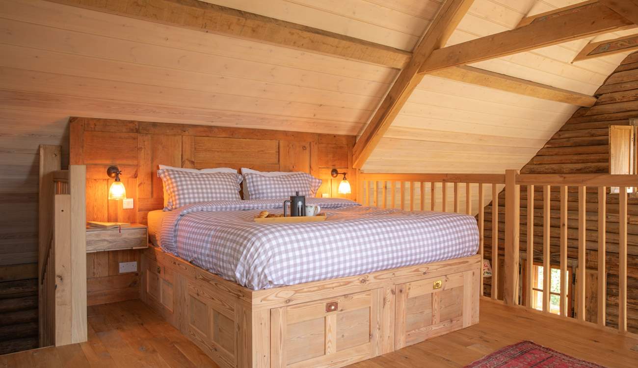 Wake up refreshed in this king-size double bed.