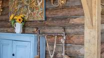 Vintage furniture and decor.