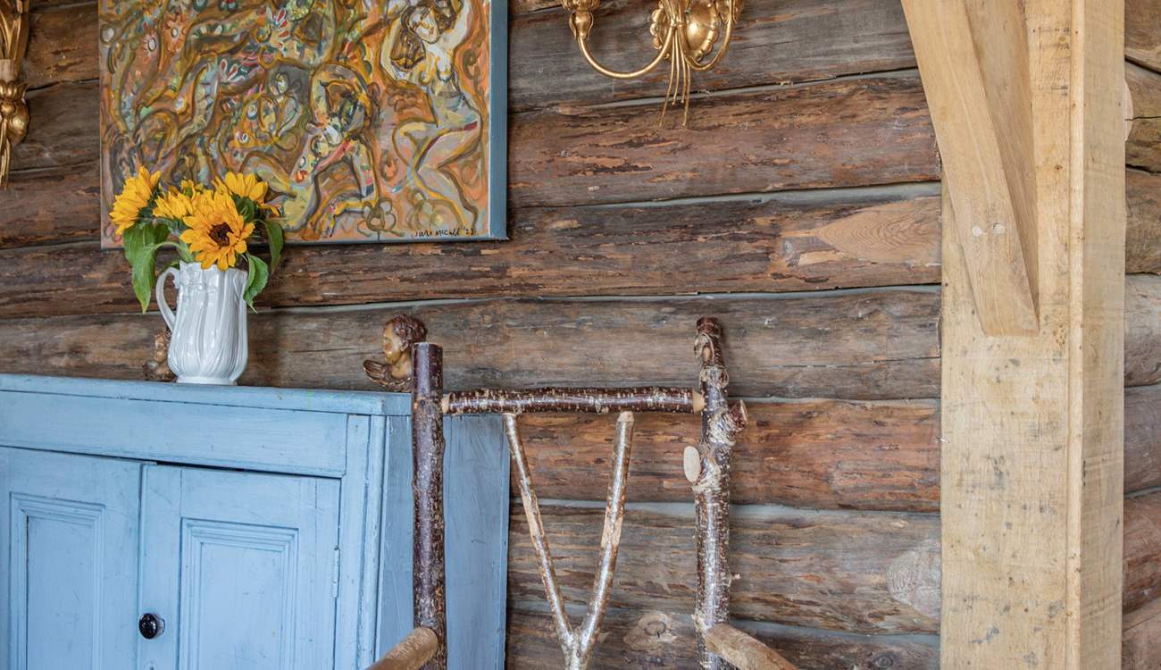 Vintage furniture and decor.