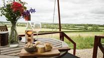 Dine in style with breathtaking views in every direction. 