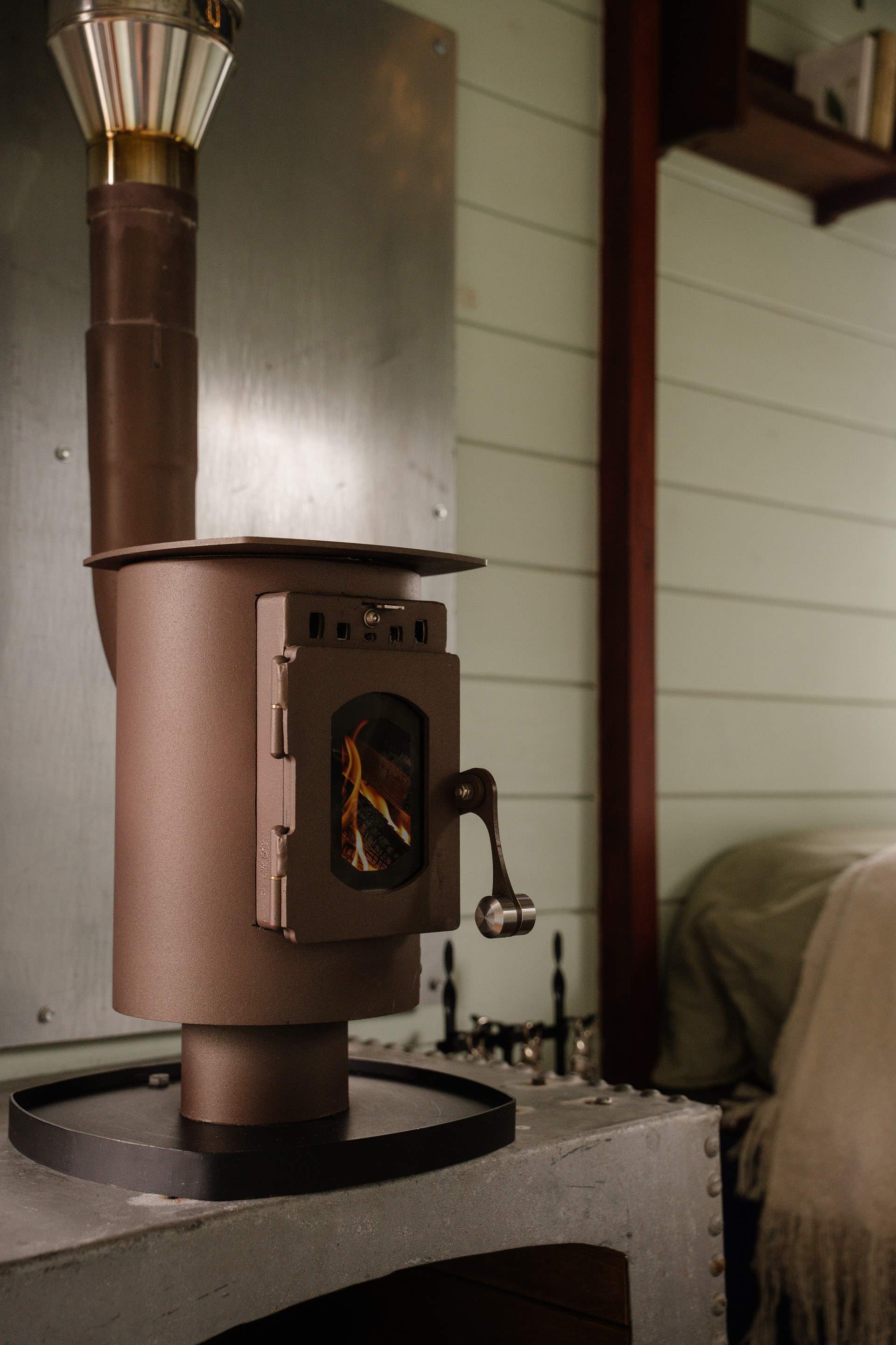 Spend cosy afternoons cuddled together in the glow of the flickering wood-burner.