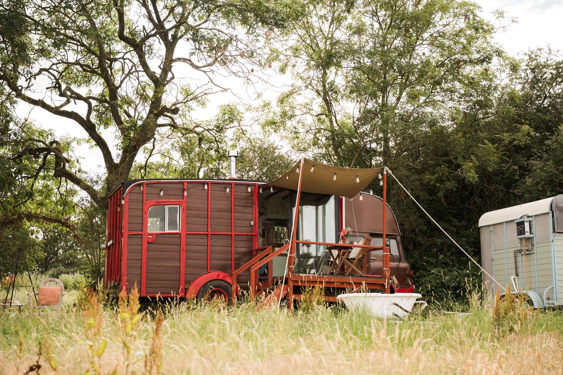 Get lost in this dreamy outdoor oasis. 