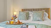 Bedroom 2 has a 'zip and link' king-size bed for flexibility.