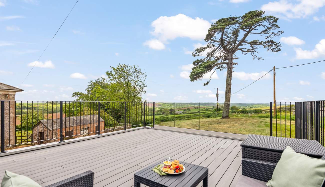 Relaxing on the balcony with those fabulous views is a must!