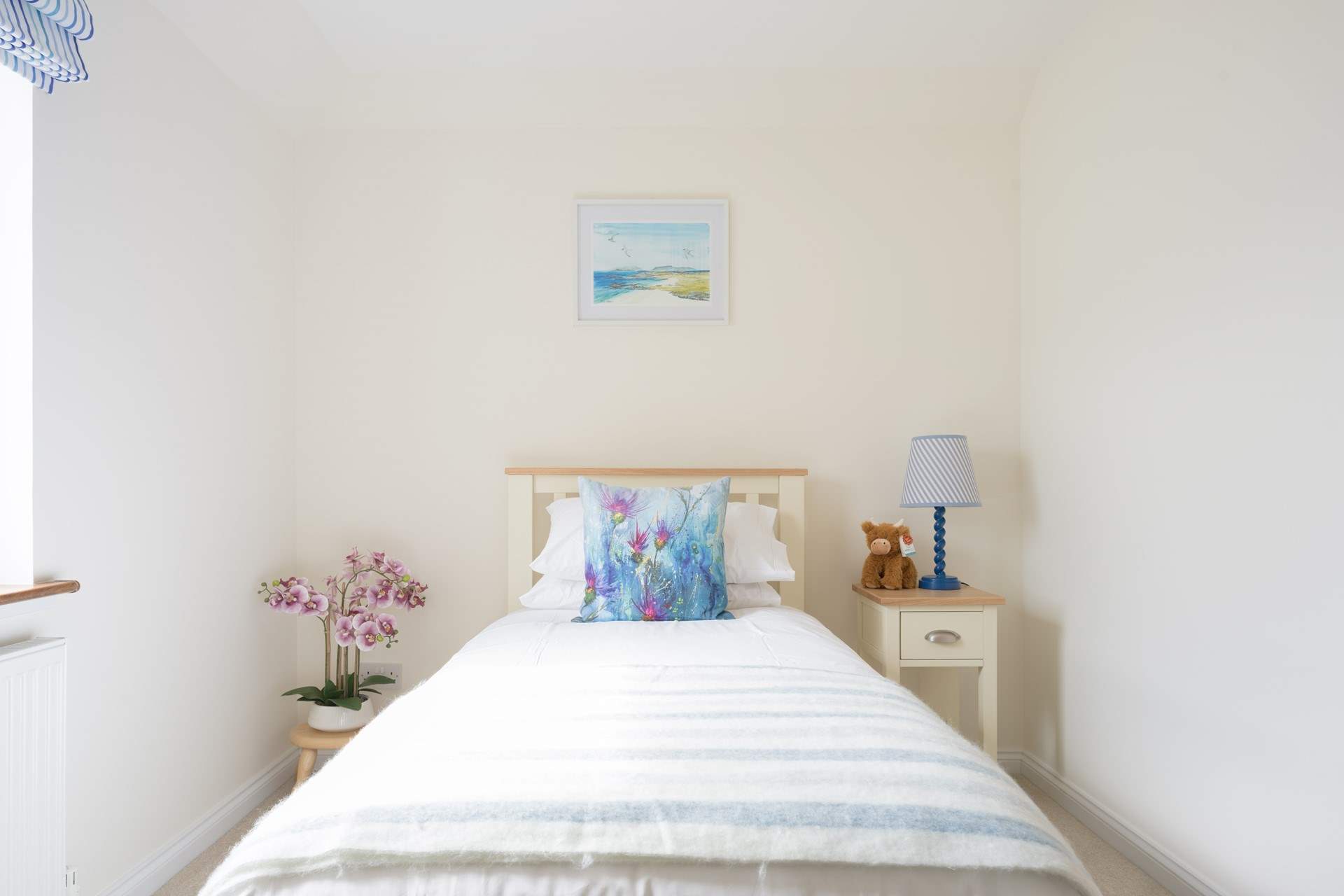 There is a single bedroom for your comfort.