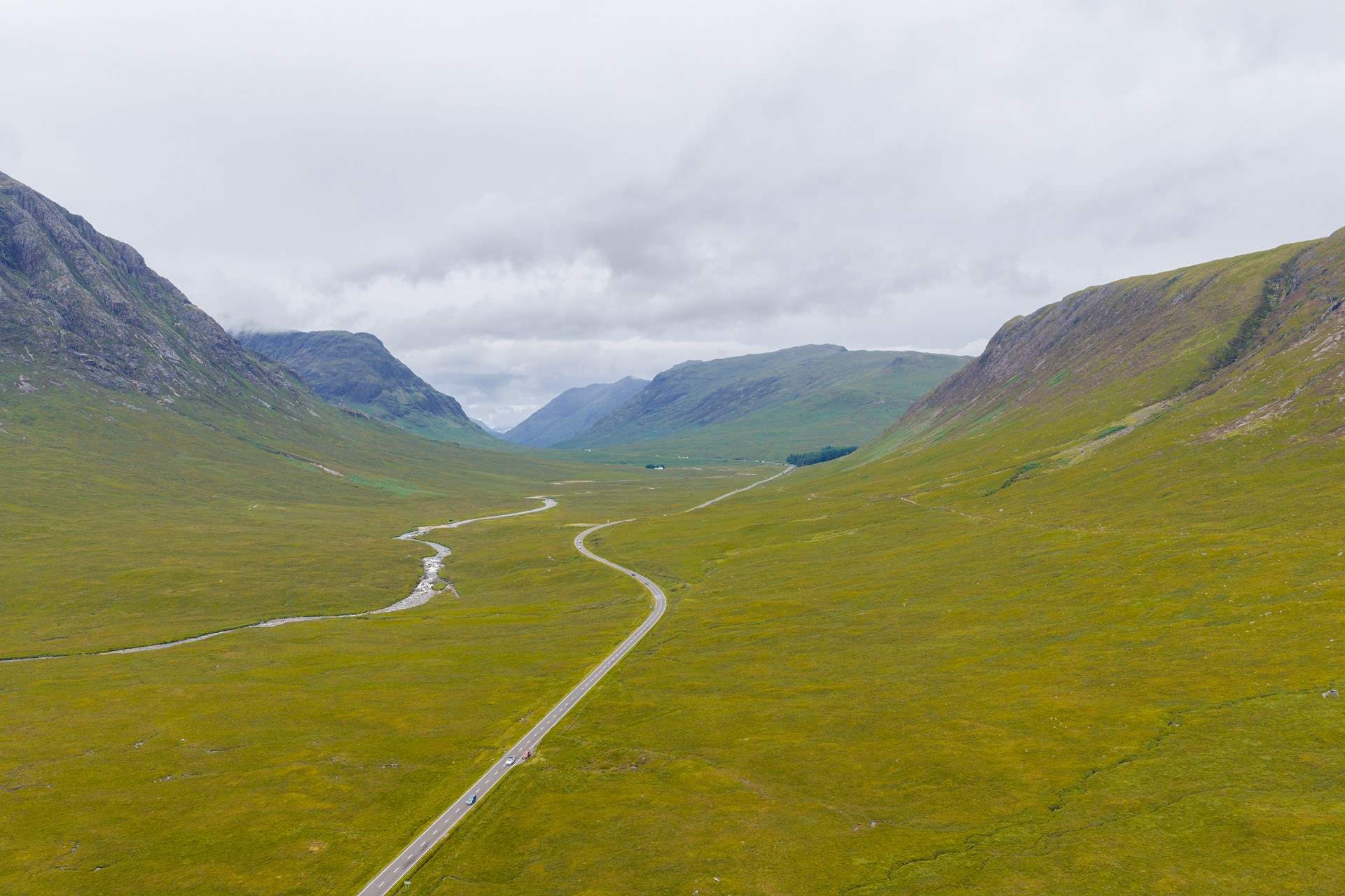 The majestic peaks of Glencoe.
