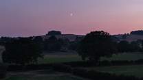 Watch the sun go down over the hills from the garden.