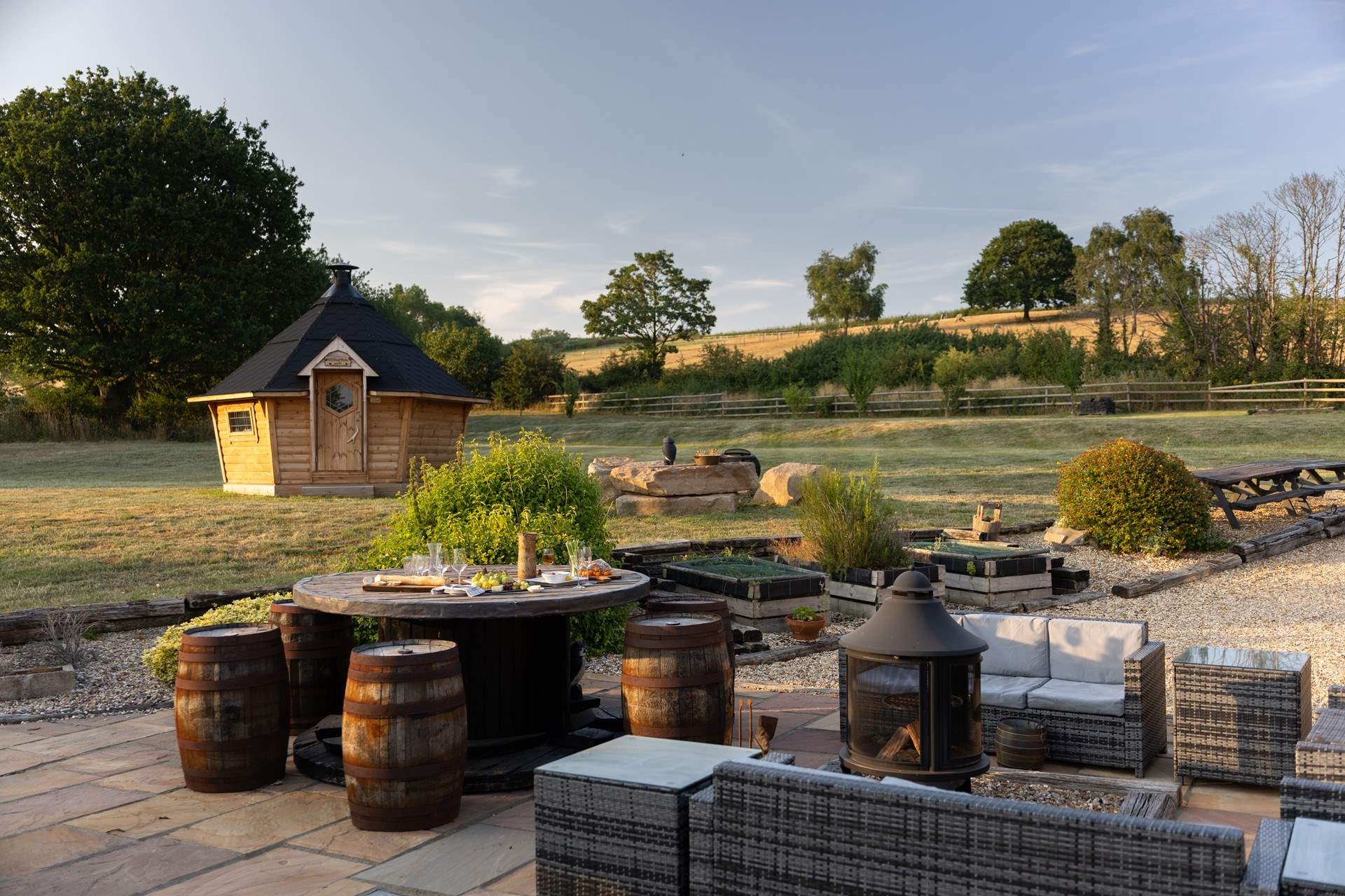 Choose you own seating area to relax in.