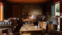 Curl up on the sofa and take a few moments.