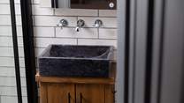 ...and beautiful wash-basin and taps.