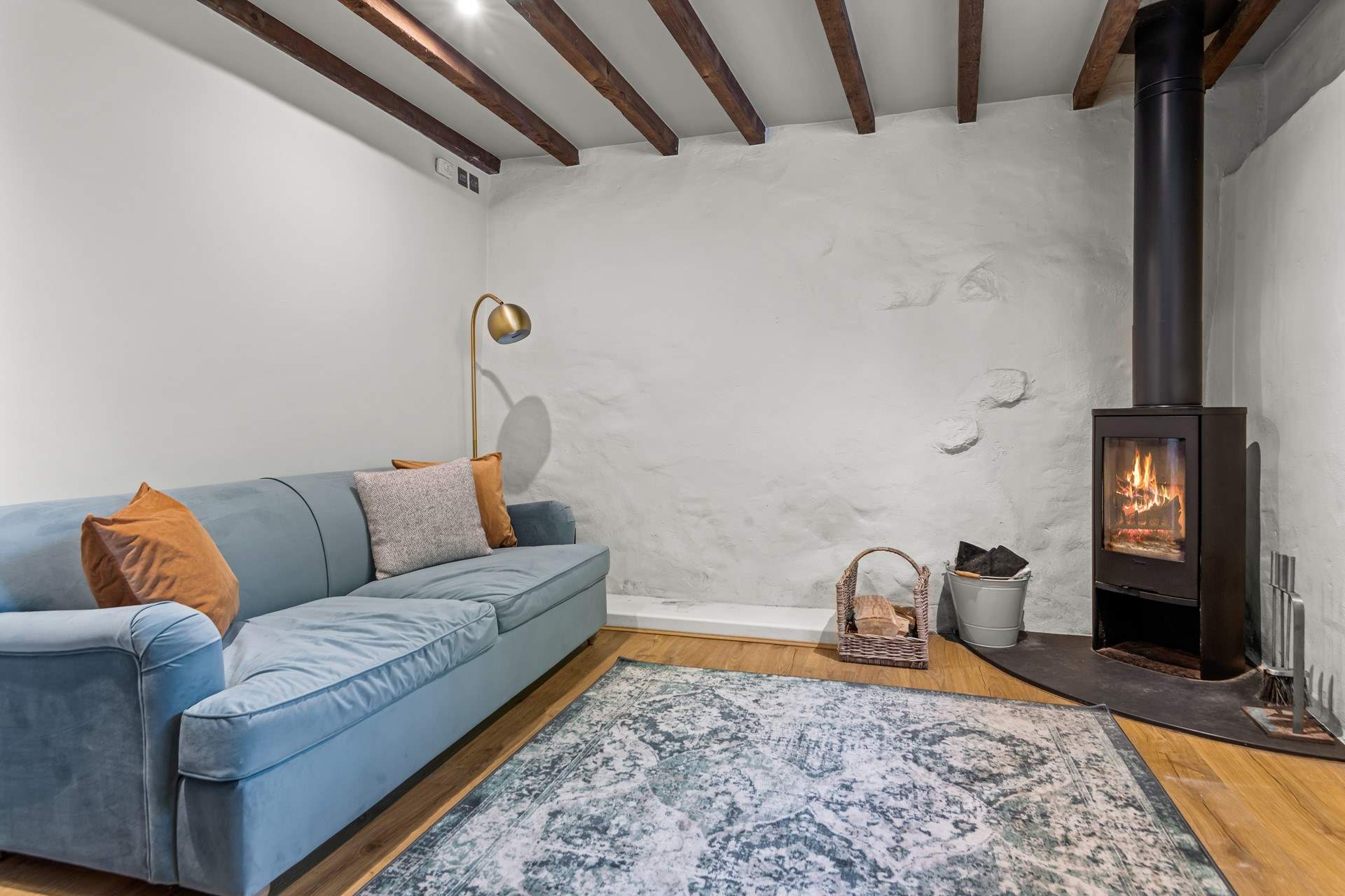 The wood-burner is a real bonus in the winter months.