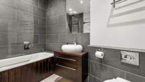 The family bathroom is situated on the same landing area as the bedrooms.