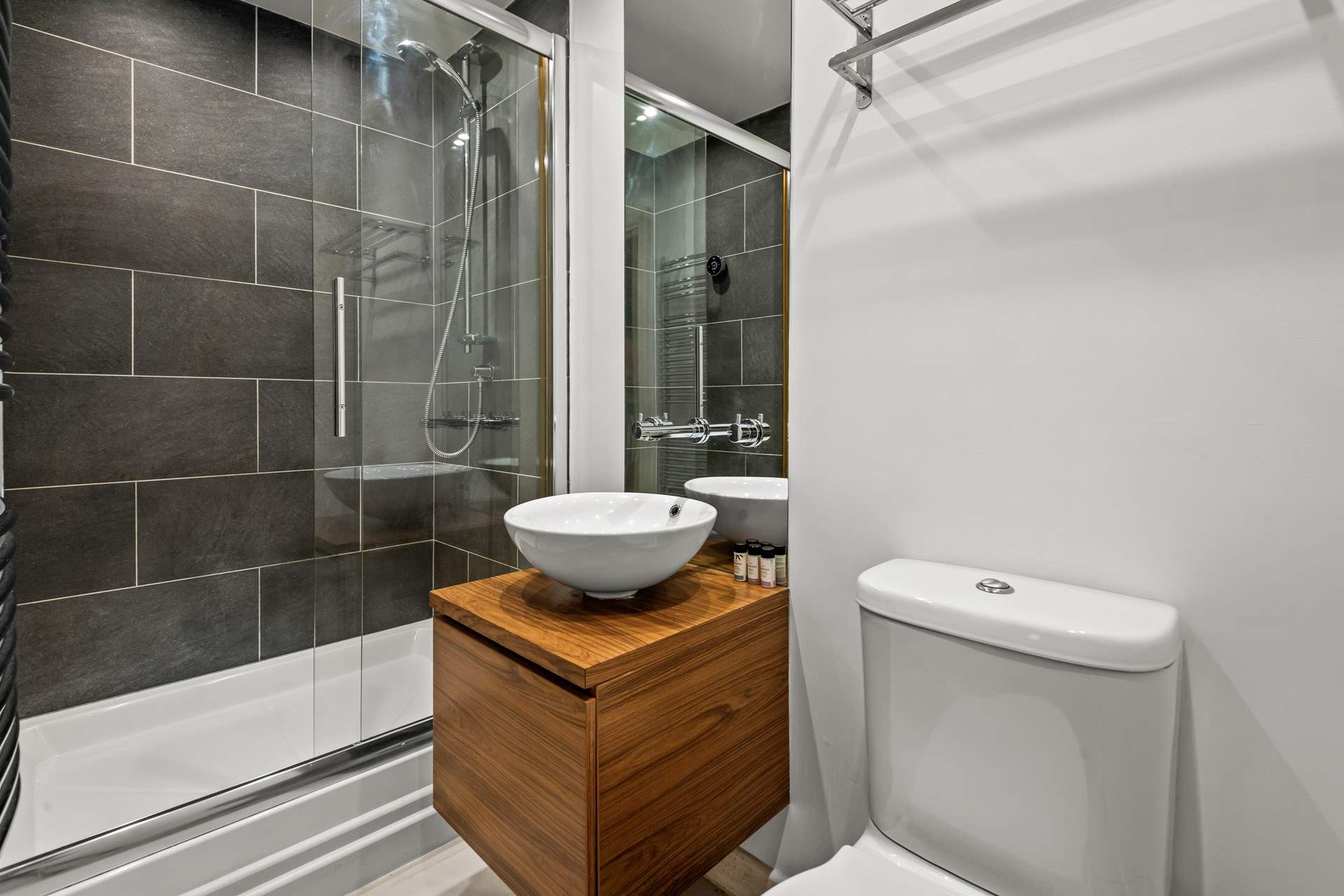 The ground floor shower-room.