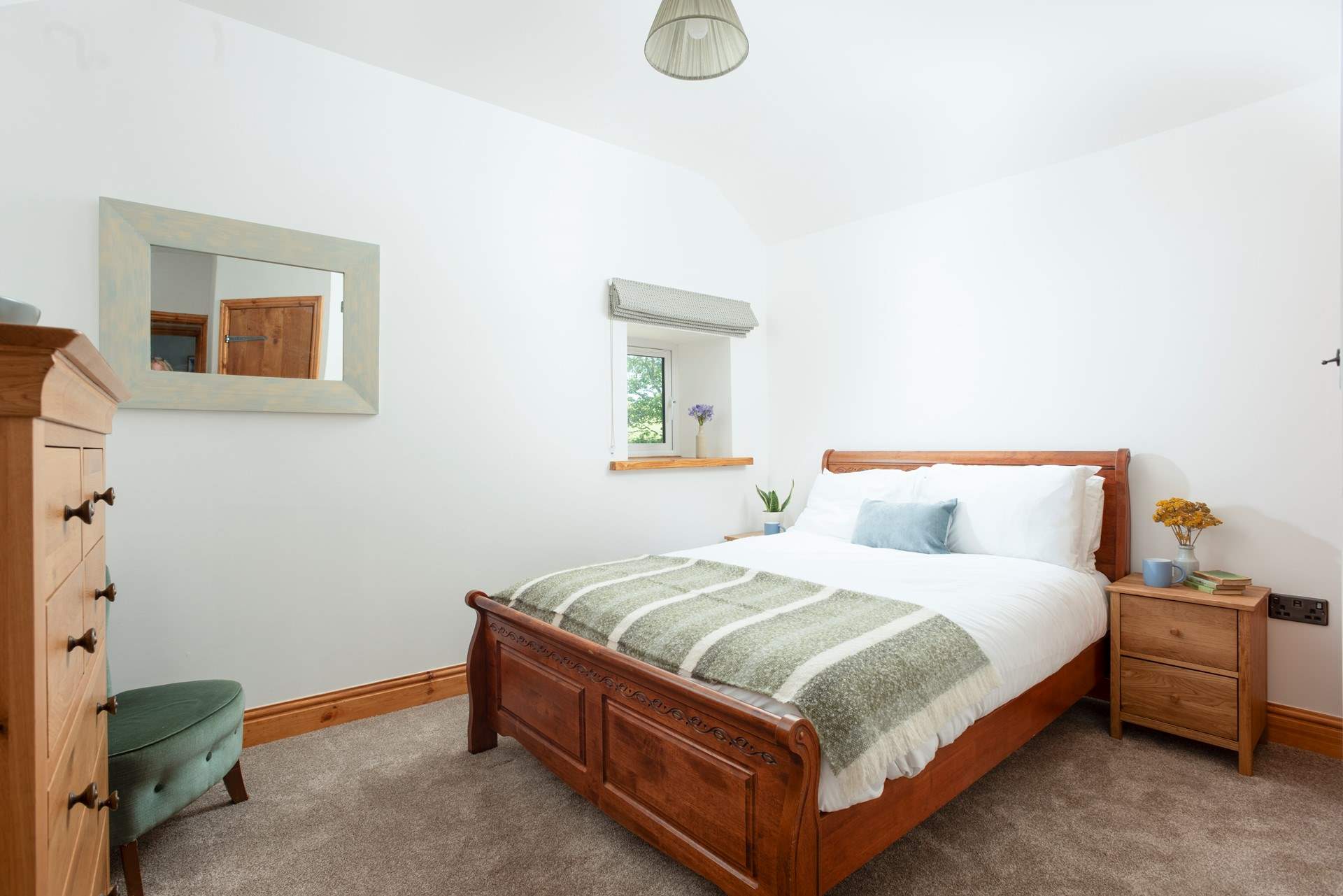 Bedroom 2 is a sweet double with a second en suite shower-room.