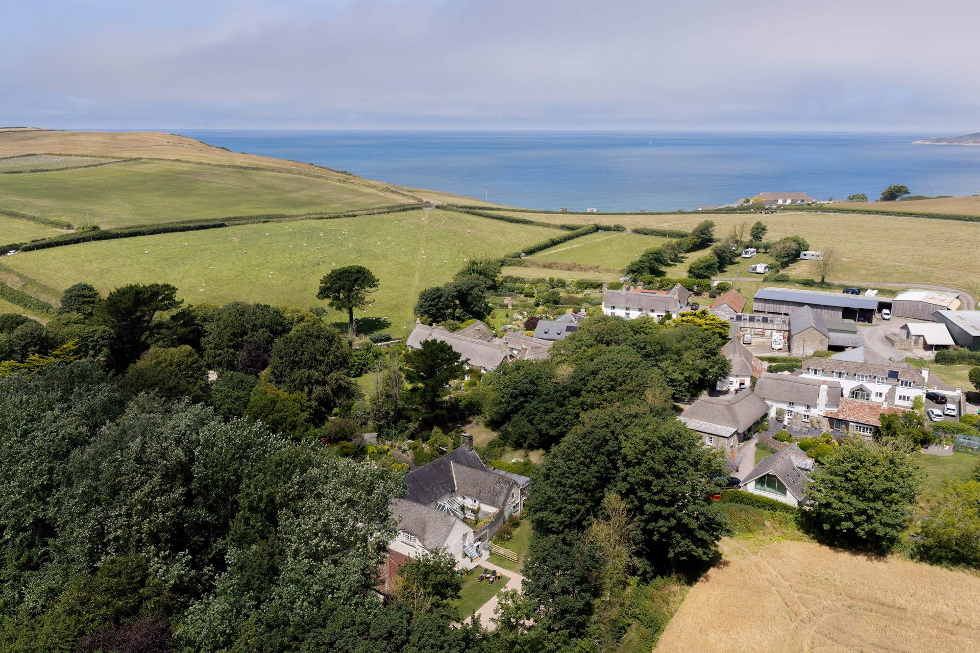 You can almost hear the sea from your holiday abode. 