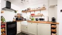 There are beautiful sets of crockery to be enjoyed at Porto Cottage. 