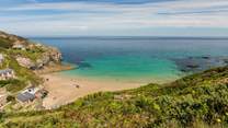 Trevaunance Cove is just a mile away and a stunning cove. 