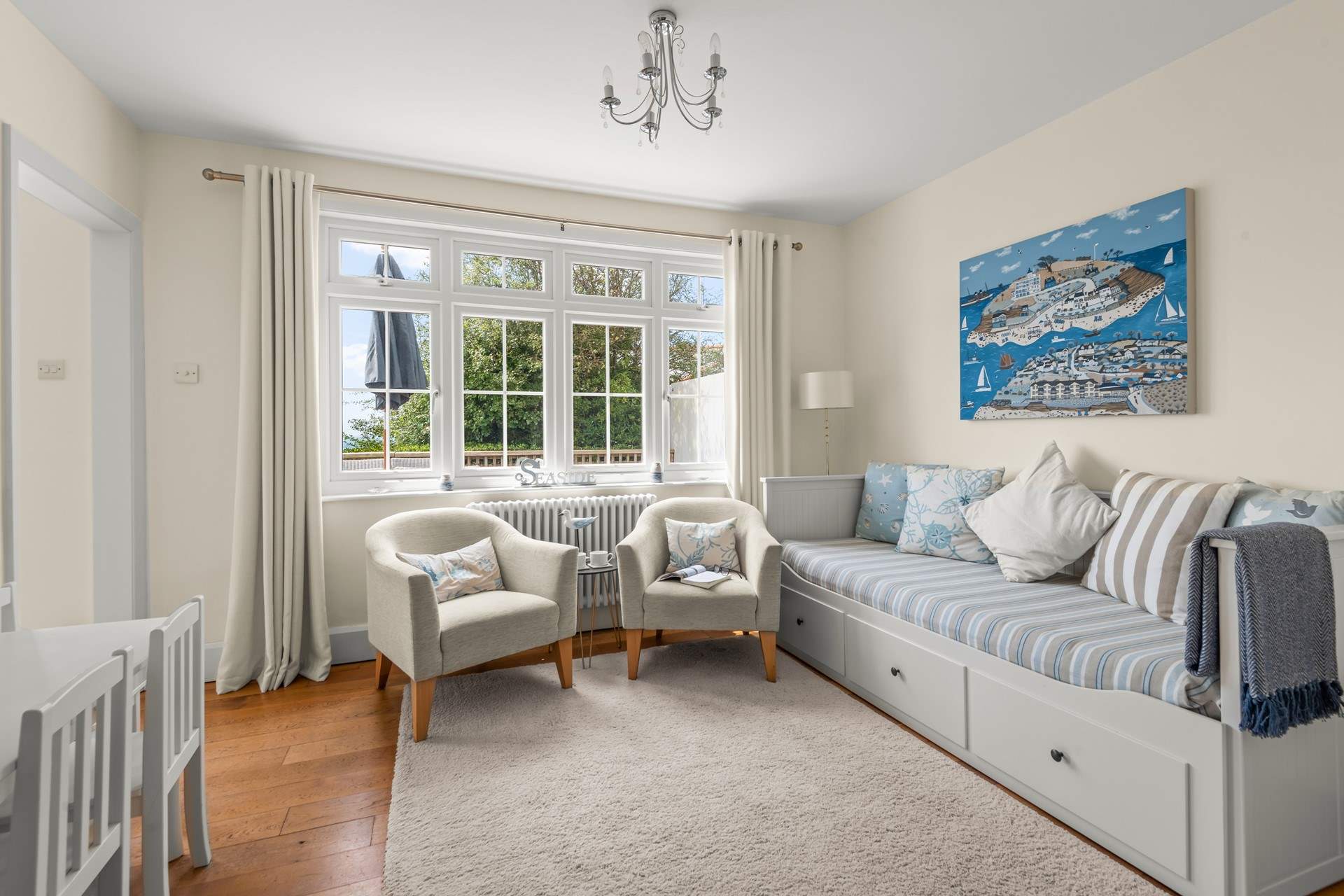 The snug is a great space to enjoy some peace and quiet with a good book.