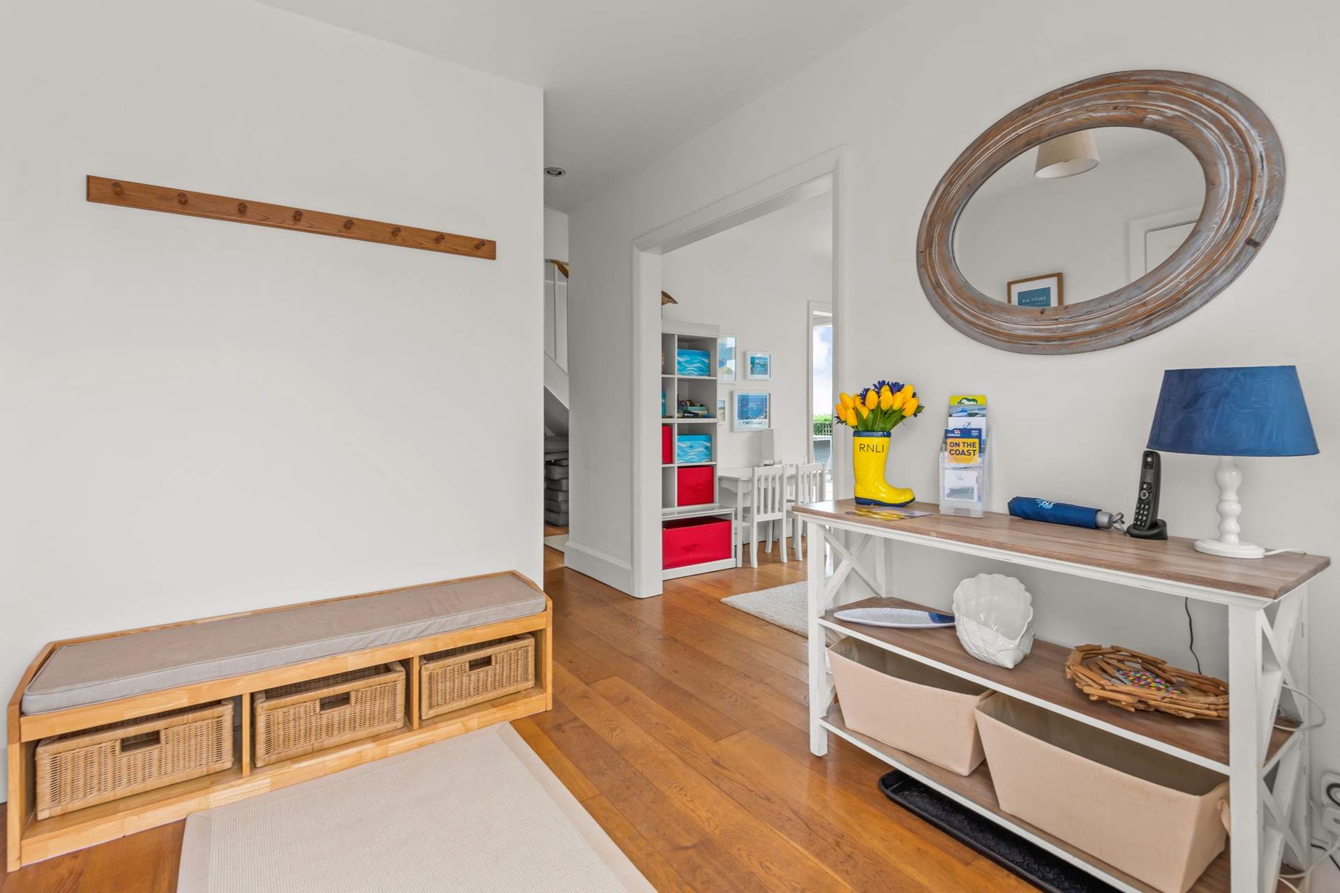On entering Island Cottage, you are welcomed into this spacious entrance hall.