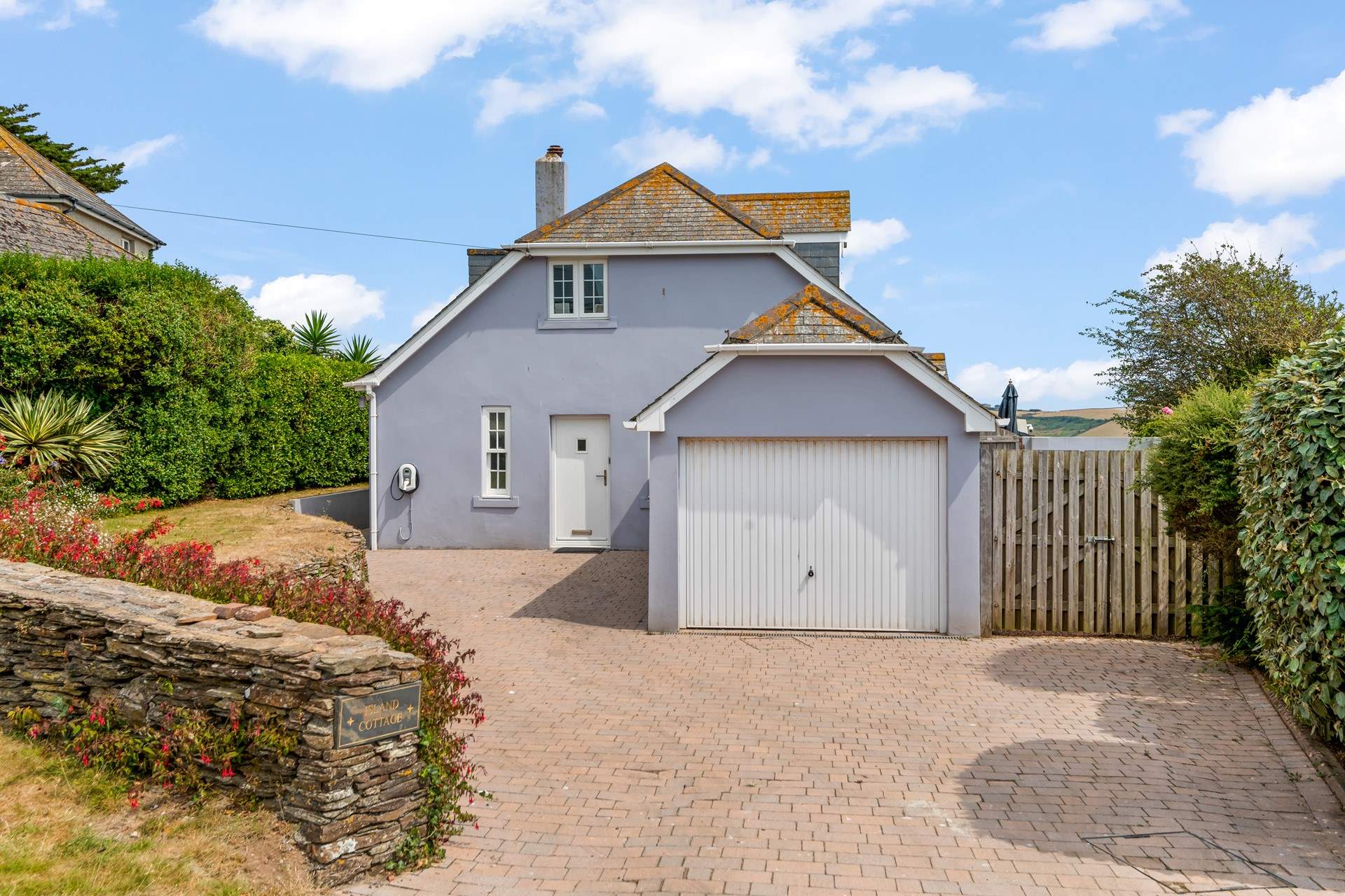 Plentiful parking at Island Cottage.