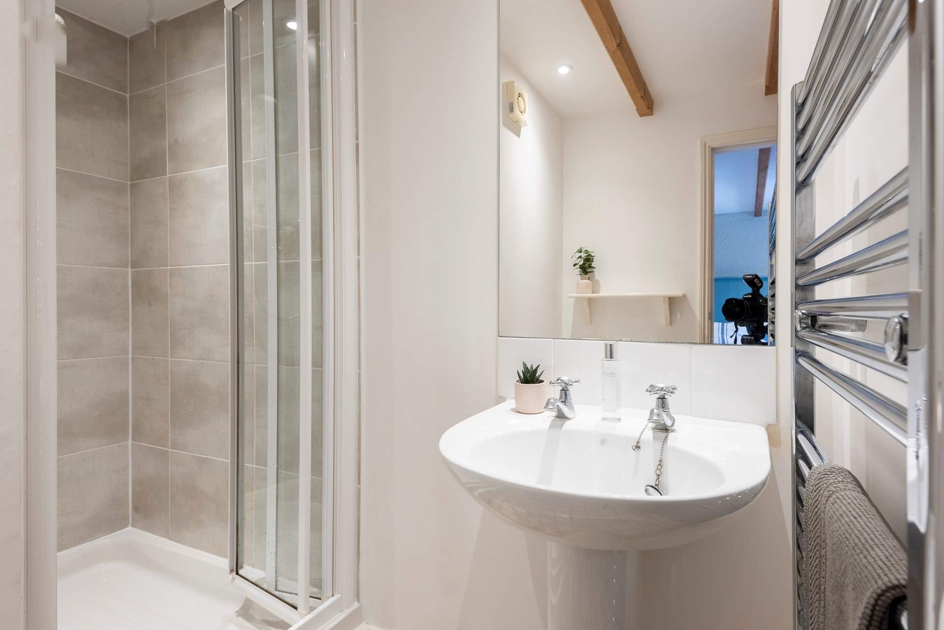 Bedroom 1 has the luxury of an en suite shower-room.