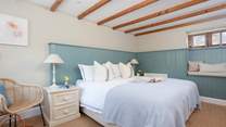 Beau's Barn has a choice of three beautiful bedrooms.