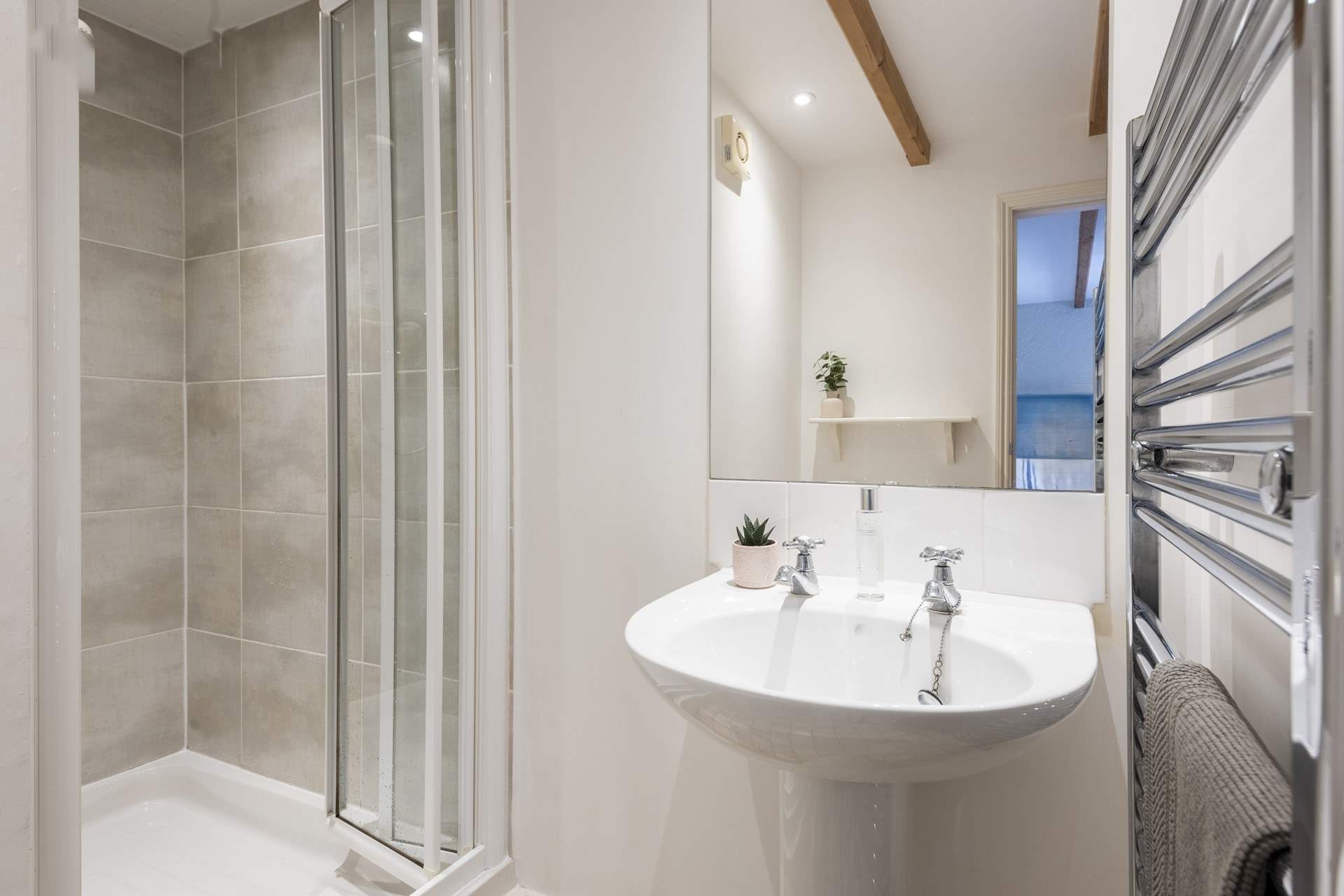 Bedroom 1 has the luxury of an en suite shower-room.