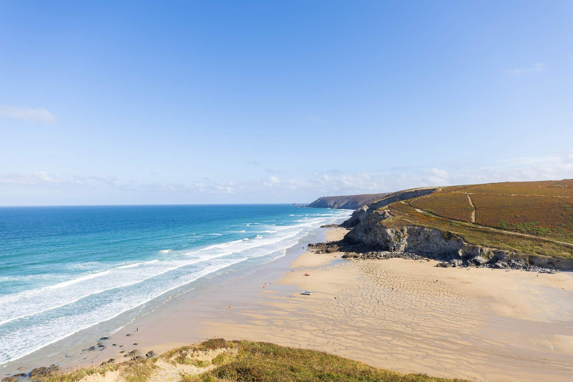 Porthtowan is not far from Carn Marth Lodge and is a must visit in any season.