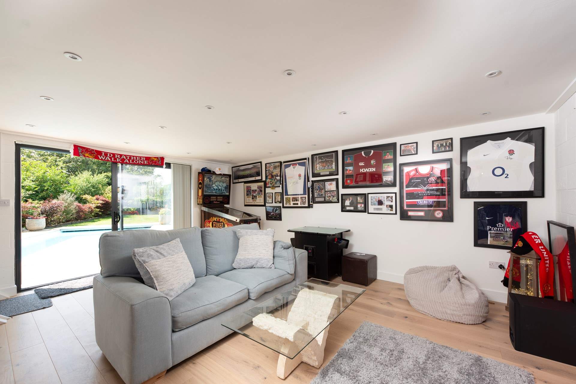 The games-room is a fun and innovative space found poolside.