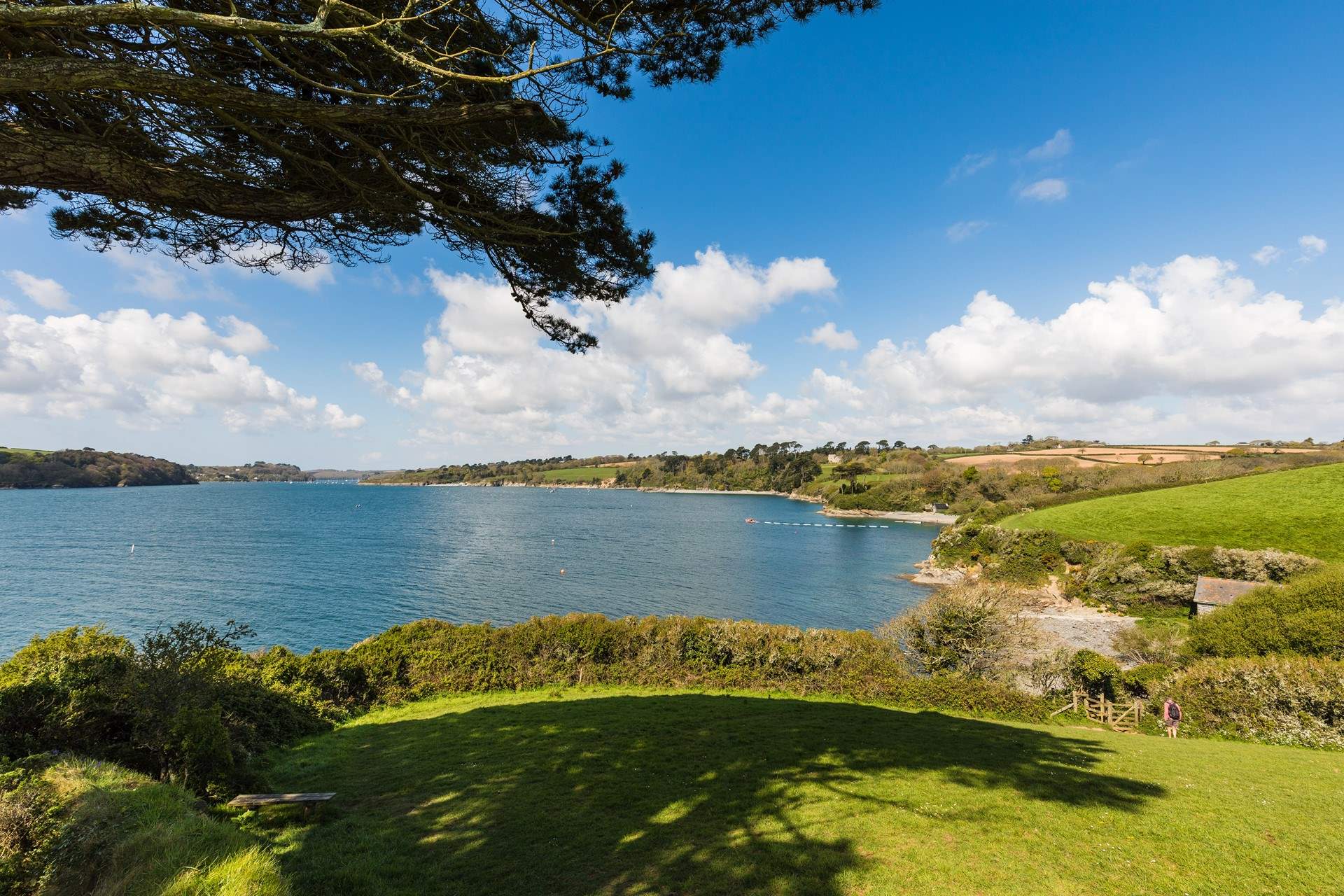 Take a trip over to the north side of the Helford on the water taxi.