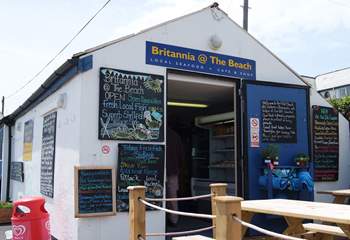 Stop for a snack! Britannia @ the Beach is a treat.