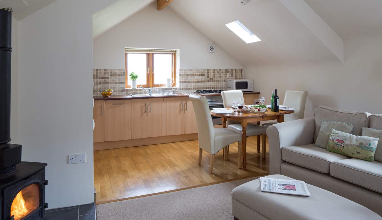 The cosy living-room.