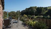 What beautiful views can be enjoyed from your raised patio.