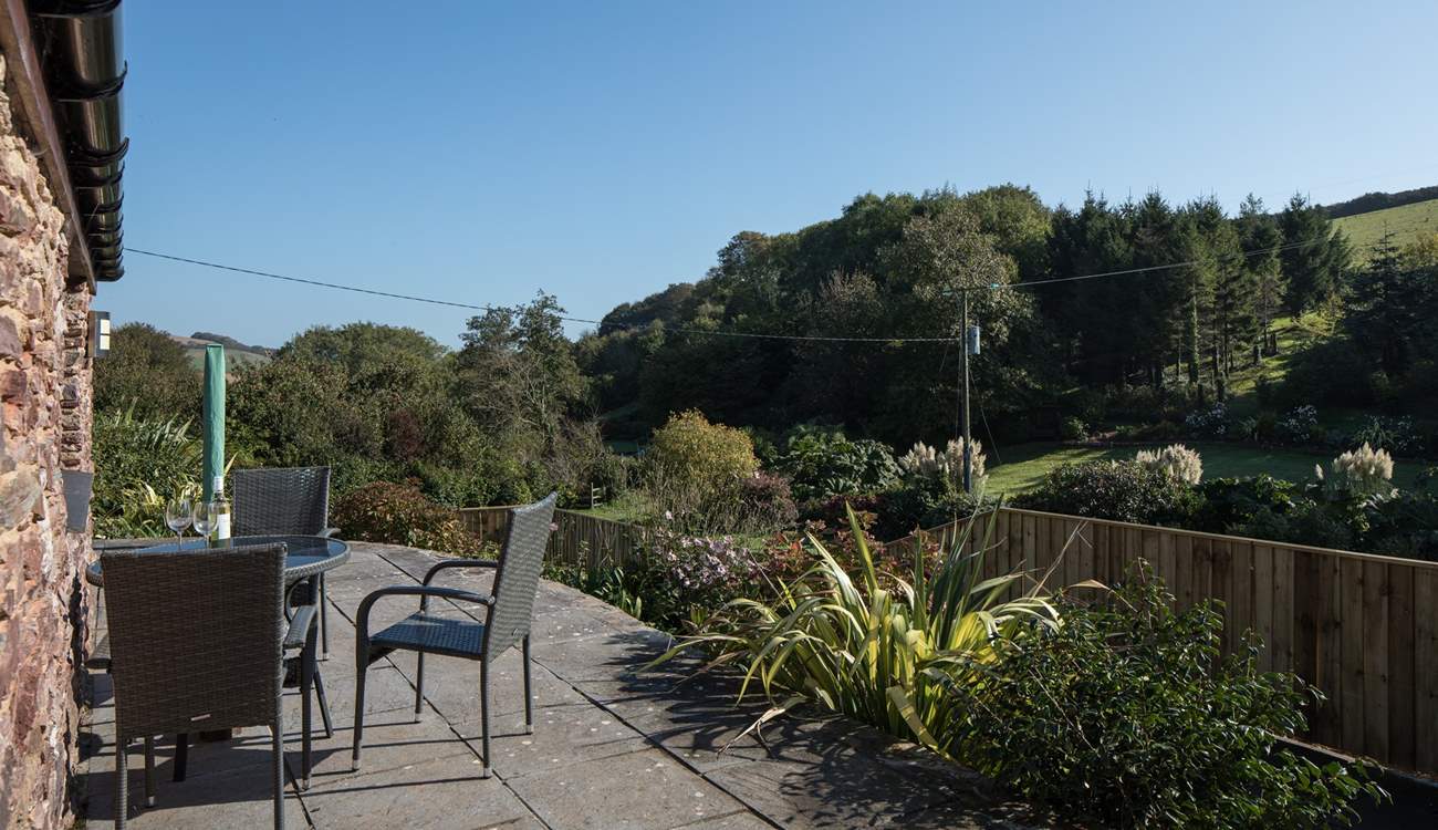 What beautiful views can be enjoyed from your raised patio.