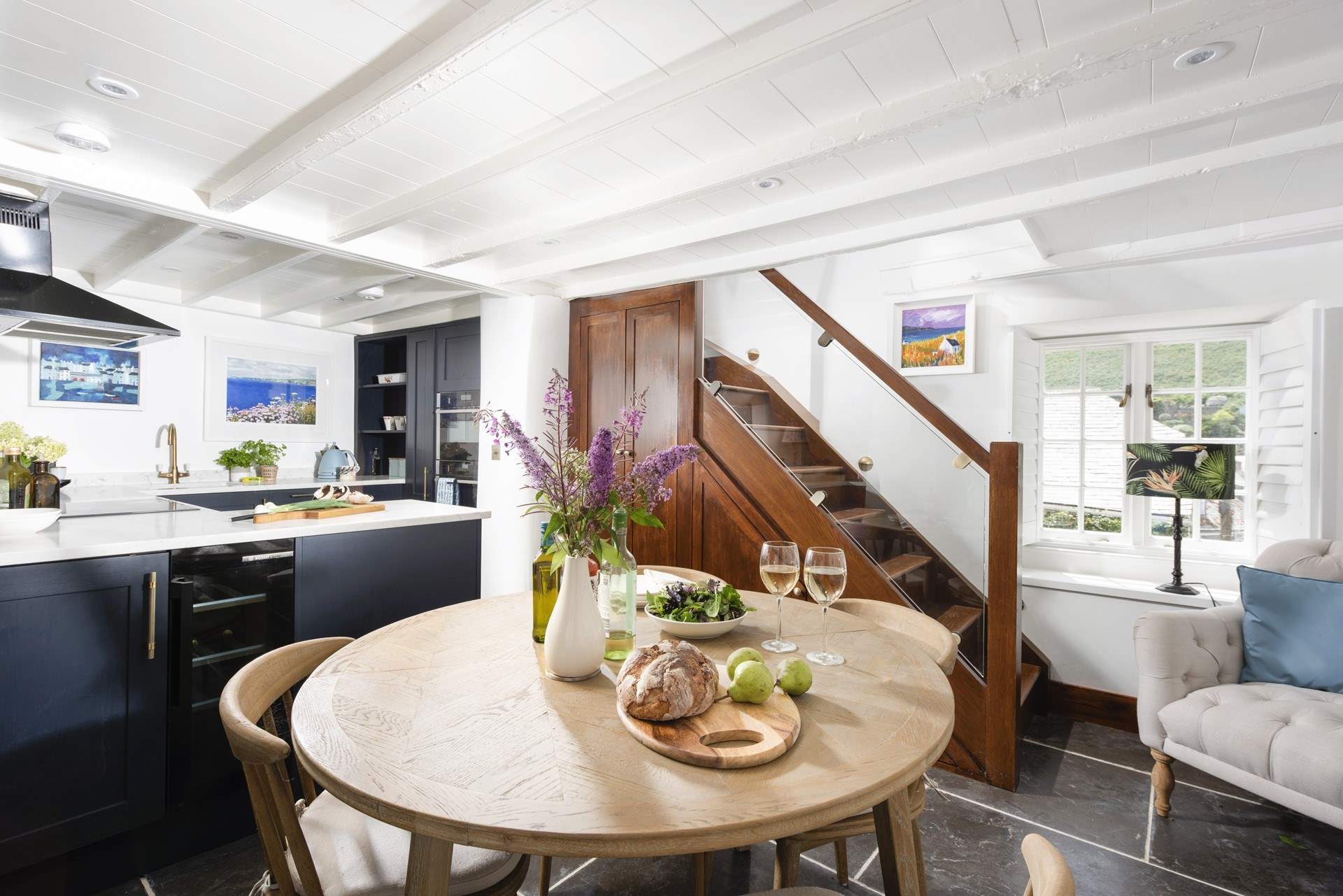 The kitchen/dining-room will become the hub of your holiday home. 